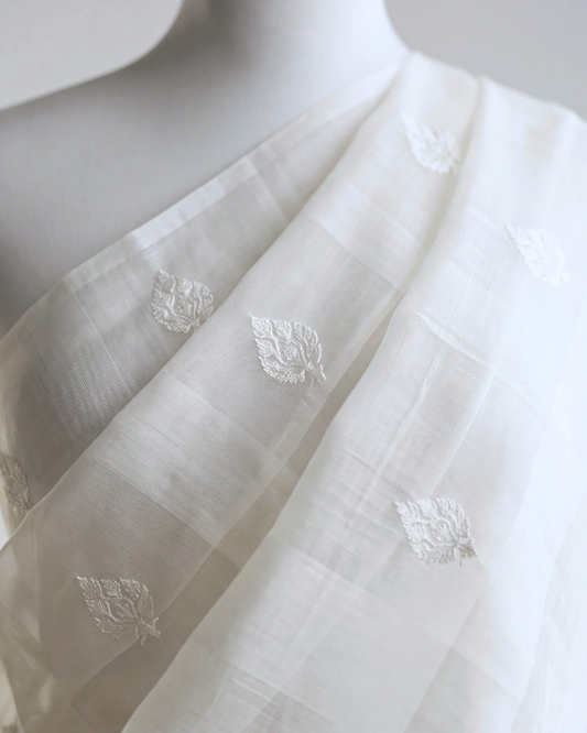 Pure Lawn Embroidered Dupatta 4