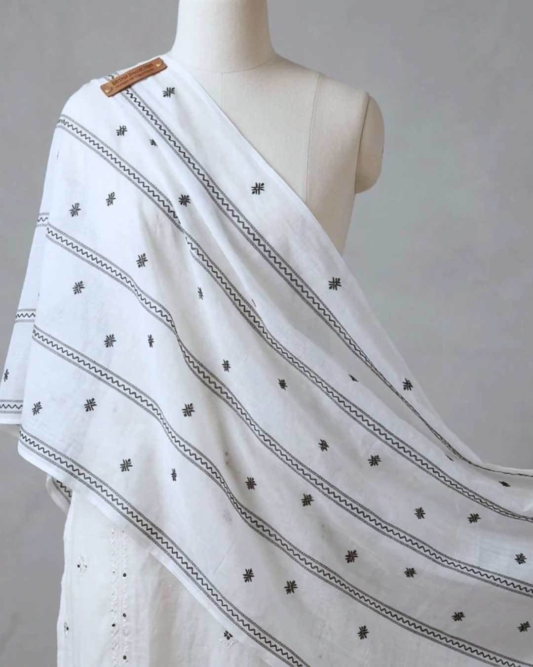 Pure Lawn Embroidered Dupatta 5
