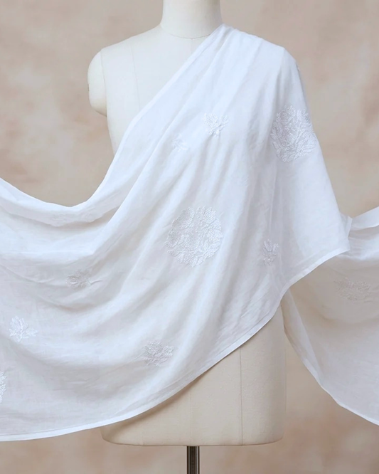 Pure Lawn Embroidered Dupatta 21