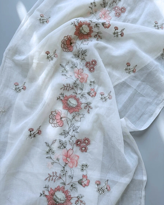 Pure Lawn Embroidered Dupatta 19
