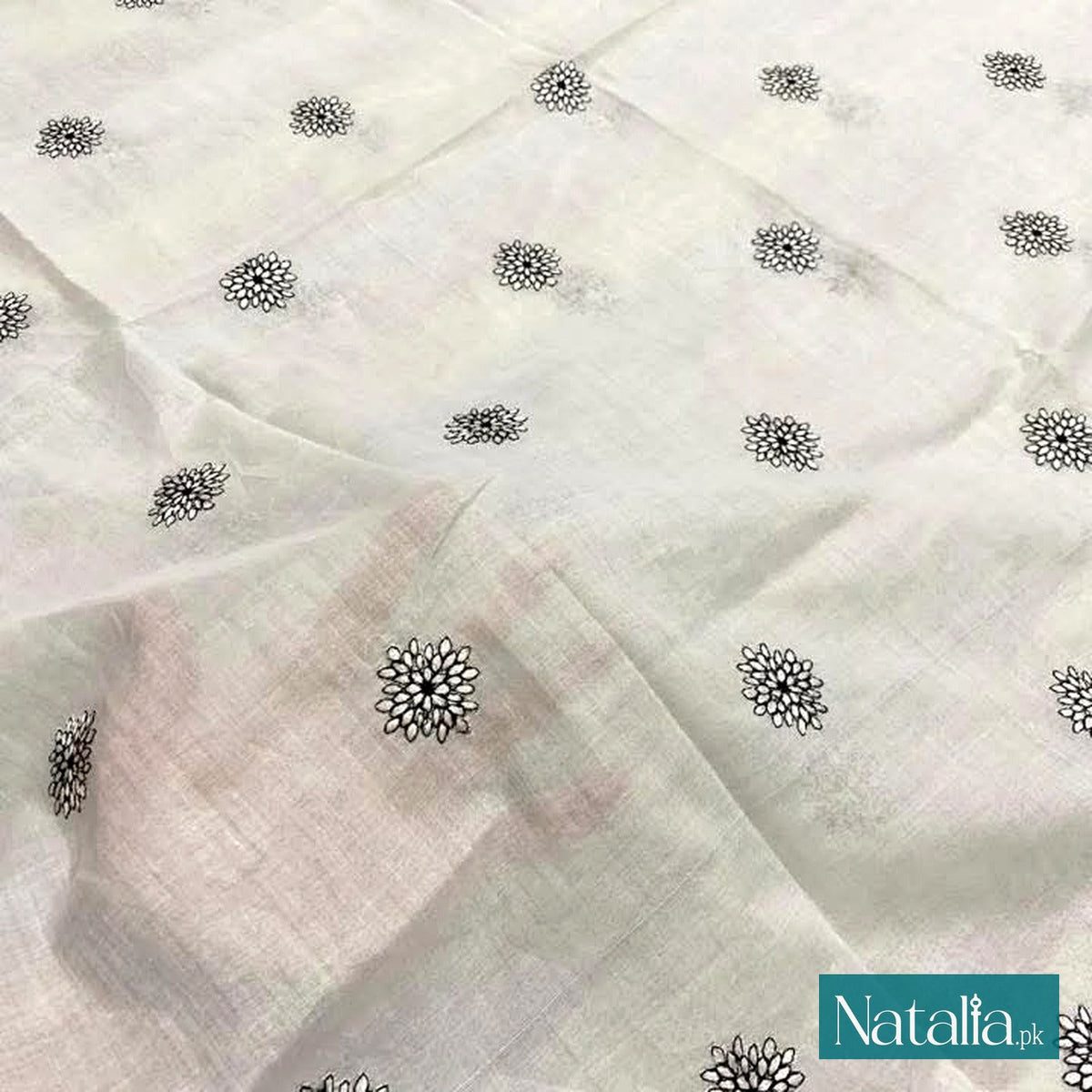 Pure Lawn Embroidered Dupatta 8