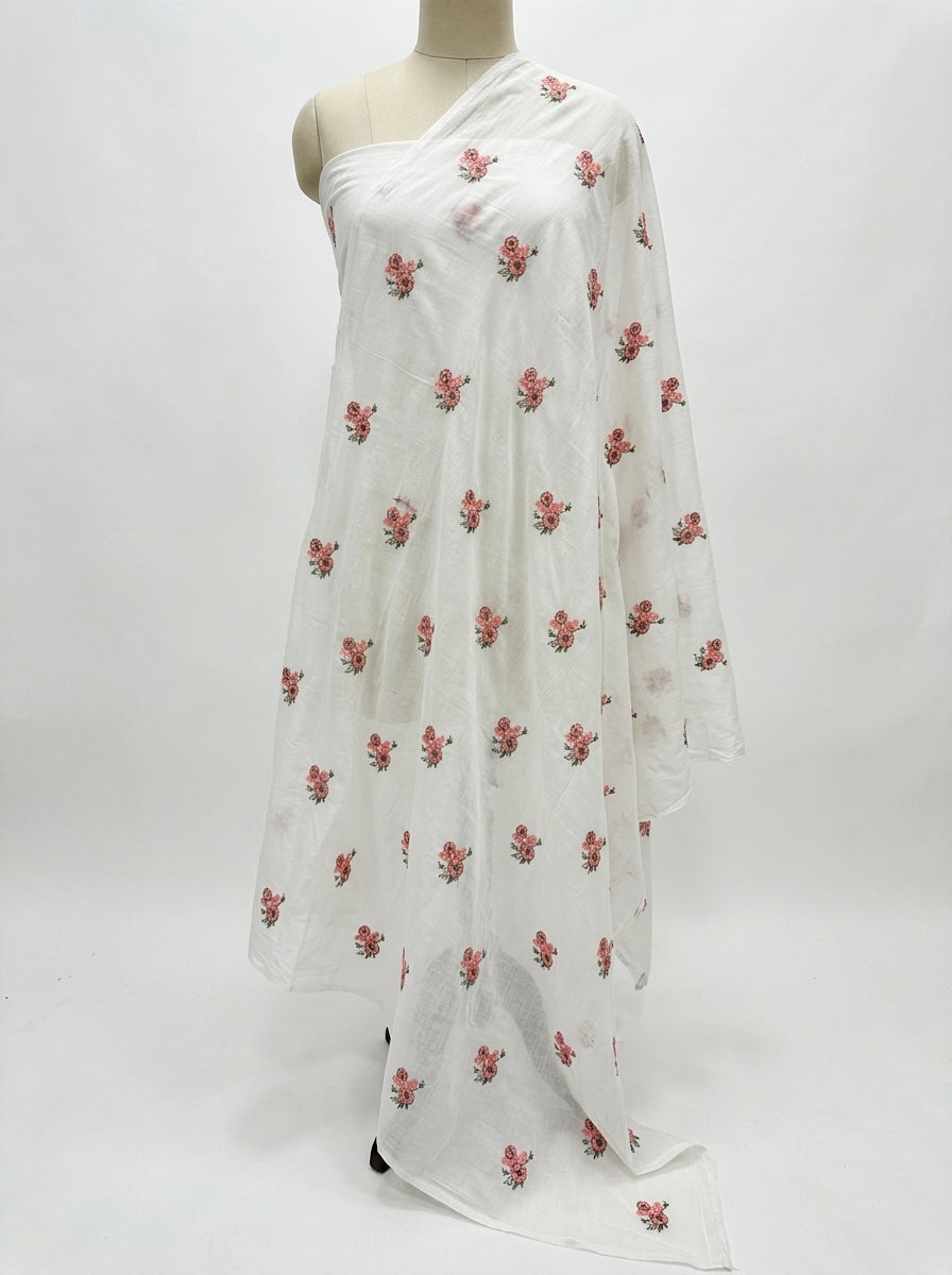 Pure Lawn Embroidered Dupatta 20
