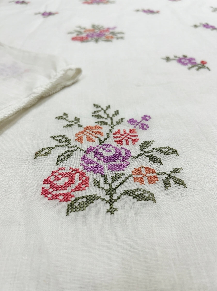 Pure Lawn Embroidered Dupatta 17