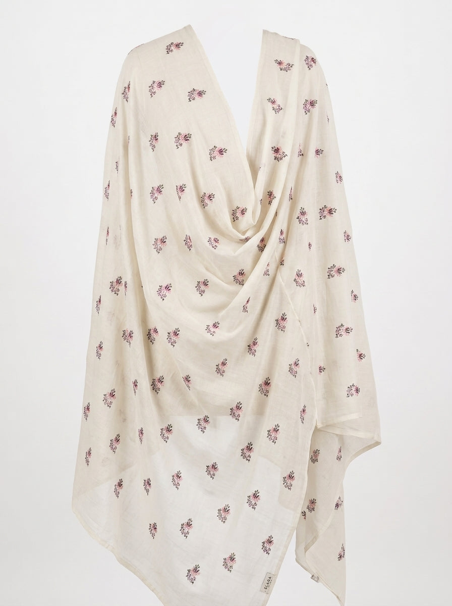 Pure Lawn Embroidered Dupatta 16