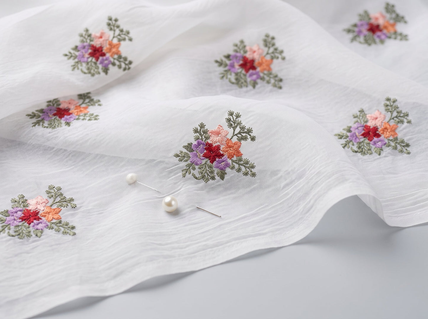 Pure Lawn Embroidered Dupatta 2