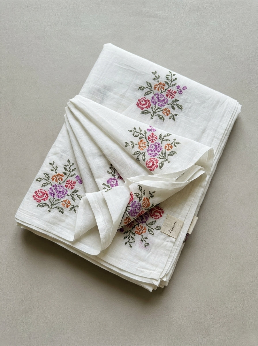 Pure Lawn Embroidered Dupatta 17