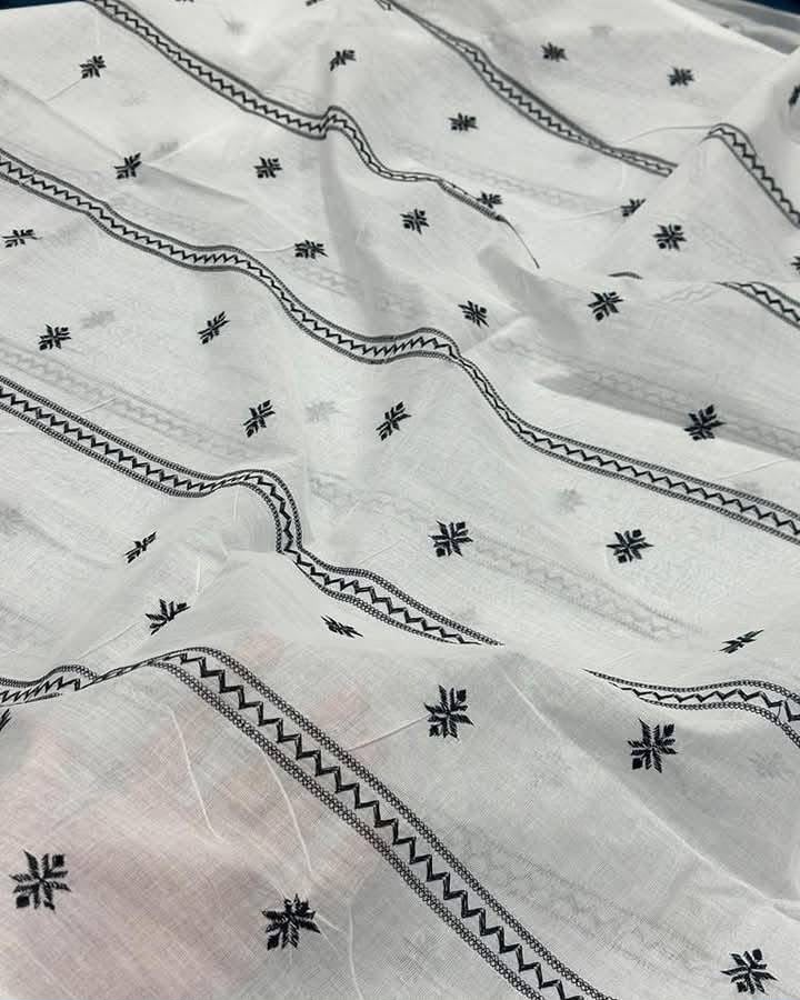 Pure Lawn Embroidered Dupatta 5