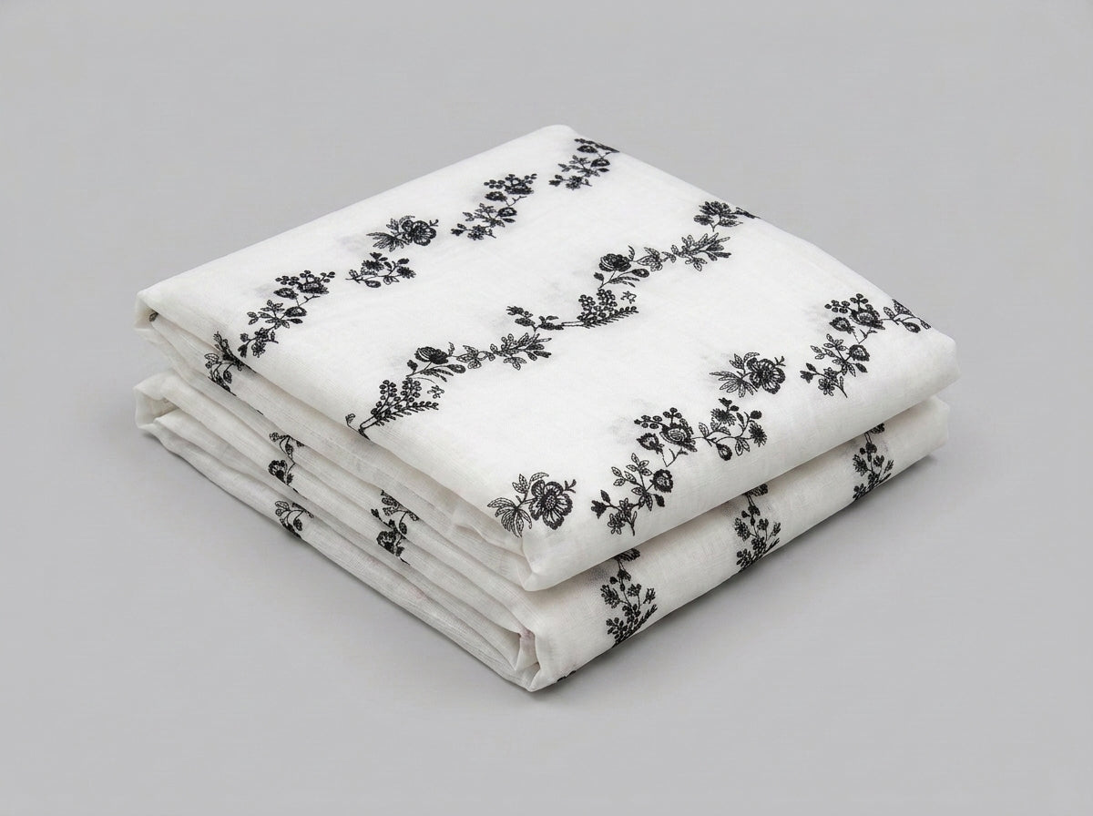 Pure Lawn Embroidered Dupatta 1