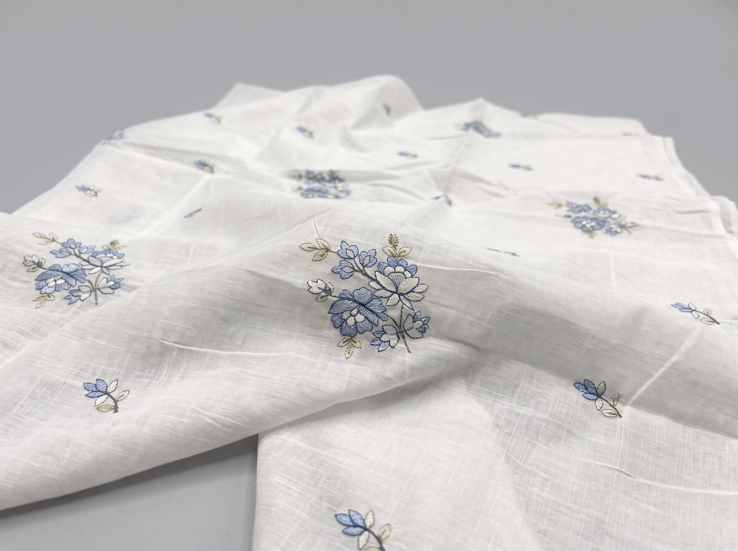 Pure Lawn Embroidered Dupatta 7