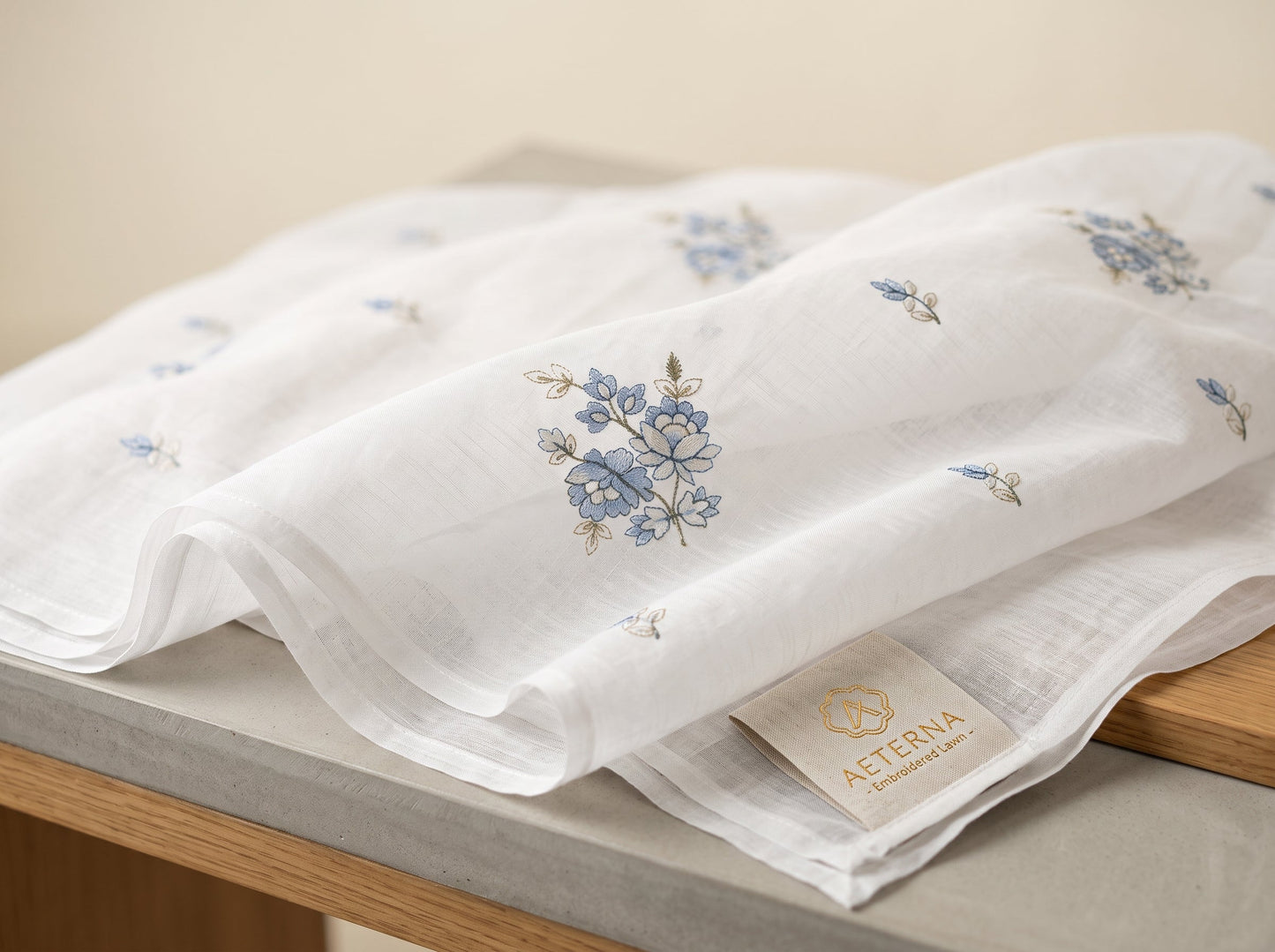 Pure Lawn Embroidered Dupatta 7