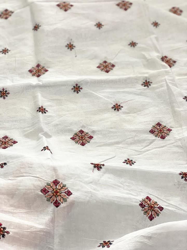 Pure Lawn Embroidered Dupatta 14