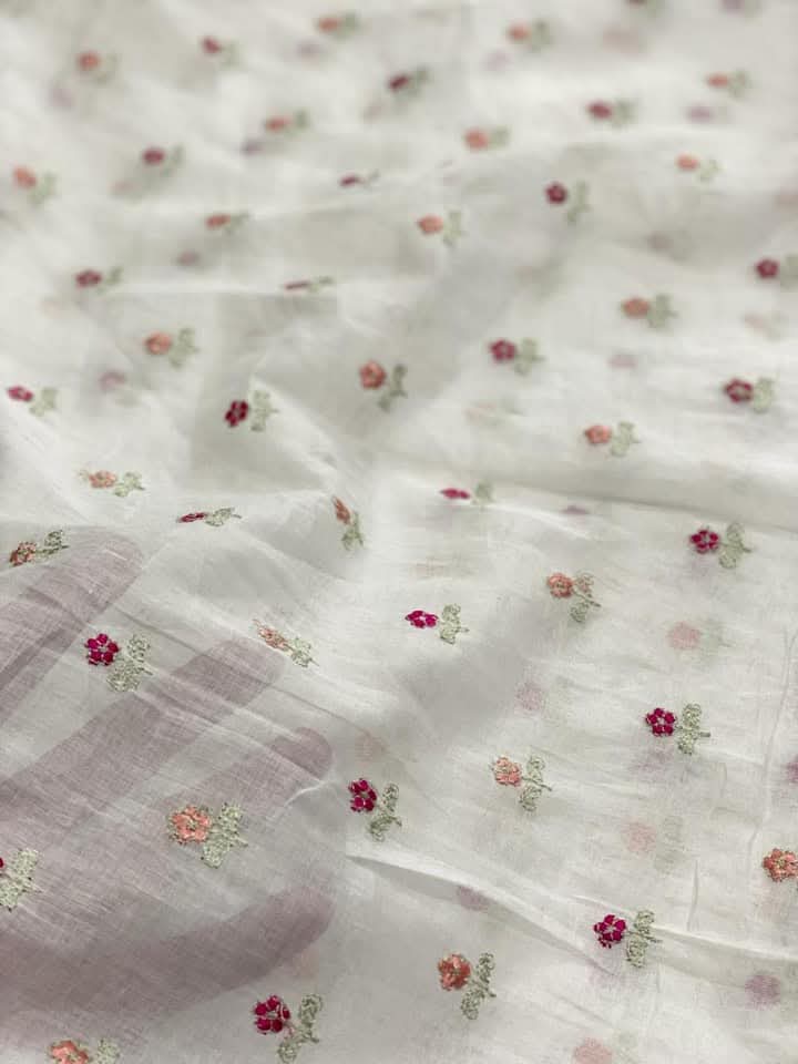 Pure Lawn Embroidered Dupatta 6