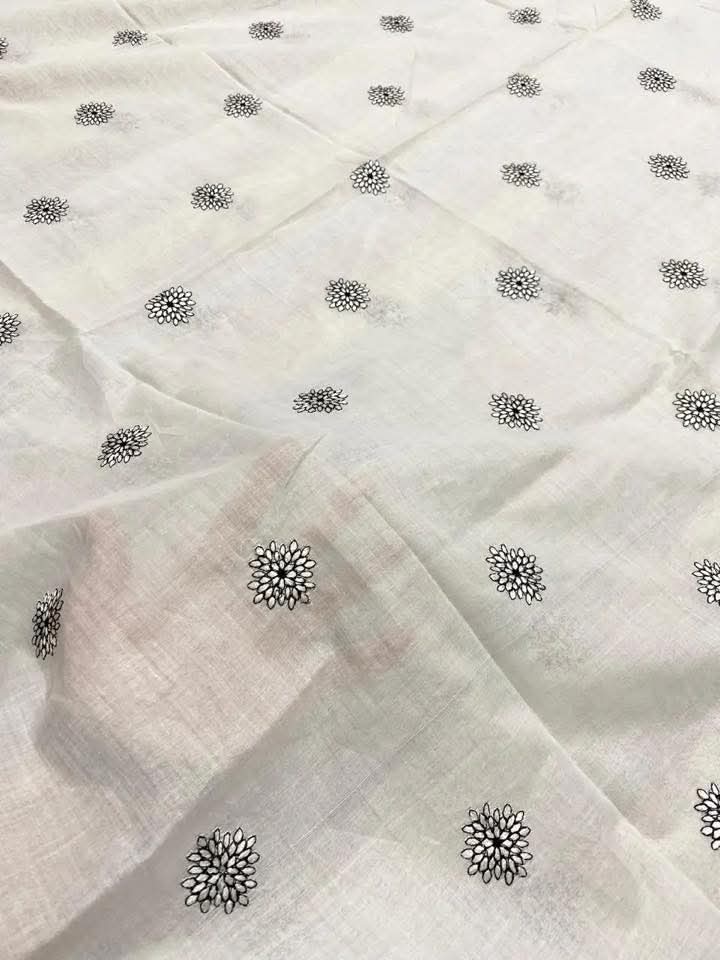 Pure Lawn Embroidered Dupatta 8